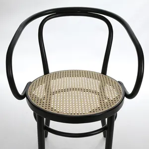 Bán Buôn Thonet Đen Mây Net Ghế Bành Cho Tòa Nhà Văn Phòng Và Phòng Khách Sạn