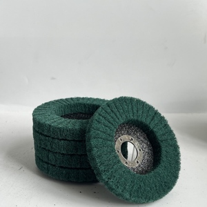 Ruota abrasiva Non tessuta 100x16mm per la lavorazione dei metalli, supera la carta vetrata sulle superfici di contorno - Product Image 5