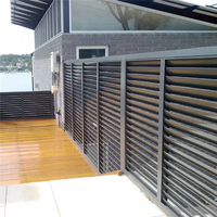 Système Automatique de Porte Coulissante Moderne en Aluminium avec Persiennes Rétractables pour Villa, Jardin et Cour Arrière
