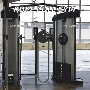 स्टॉक घूर्णन चुंबकीय प्रतिरोध स्टील रस्सी ट्रेनर अंतहीन जिम फिटनेस मशीन - Product Image 2