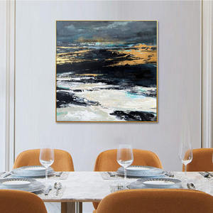 Hiện đại làm bằng tay trừu tượng tường nghệ thuật trang trí nội thất sơn tùy chỉnh lớn Acrylic tay sơn vải nghệ thuật sơn dầu cho trang trí nội thất - Product Image 4