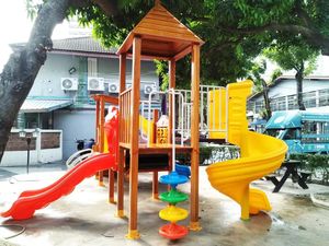 Toboganes de Plástico y Acero de Alta Calidad para Exteriores, Casas de Juego para Niños, Equipos de Juego para Jardín, Gran Capacidad - Product Image 6