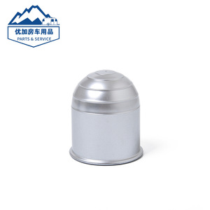 Couverture de boule de remorque en alliage d'aluminium de 2 pouces pour supports de remorque de camping-car - Product Image 1