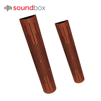 En bois Diffuseur Acoustique de Mur D'absorption Incurvé Bass Traps HI-FI et Home Cinéma Maison Panneaux 3D Modèle Conception L-ARC 300W