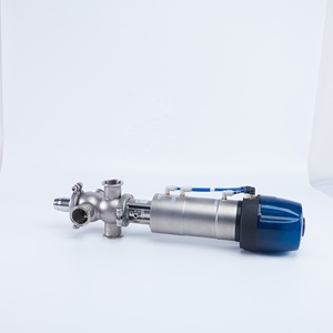 Sanitaire En Acier Inoxydable à 4 Voies Double Siège Vannes Anti-Mélange - Product Image 4