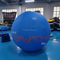 Ballon publicitaire gonflable LED avec logo personnalisé, ballon gonflable au sol pour la promotion d'événements en plein air et de supermarchés