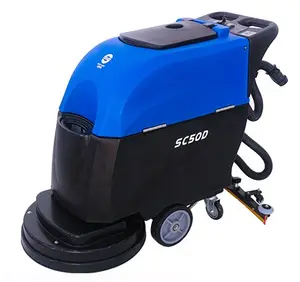 SC50D super quality Battery-powered of walk behind auto Floor Scrubber Electric Floor Scrubber for hotel schools