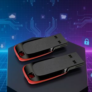 New Multi-Packaging Rotatable USB 2.0 Drive | Black-Red 128MB-64GB USB <strong>Stick</strong> 2-Year Warranty Color <strong>Card</strong>/Box Options Cross-Border - Product Image 6