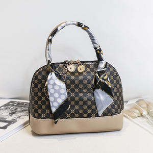 กระเป๋าถือสะพายไหล่หนังแท้ผู้หญิงขายส่งจากโรงงาน กระเป๋าโท้ทผู้หญิงลายพิมพ์แฟชั่นทรงเปลือกหอย กระเป๋าหนัง PU ผู้หญิง - Product Image 5