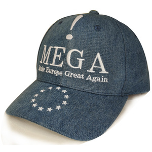 Produttore di Cappelli, Cappellino da Baseball Promozionale Personalizzato con Ricamo, Cappelli MEGA, Cappelli 'Make Europe Great Again' - Product Image 4