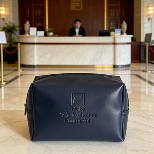 Trousse de Toilette Homme en Cuir PU, Grande Capacité, Imperméable, pour Voyages d'Affaires et Soins Quotidiens - Product Image 5
