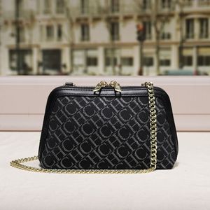 Bolso Bandolera Retro de Moda <span class=keywords><strong>CHHC</strong></span>, Ligero, con Cierre, Cadena, Lona, para Hombre, Forro de PU, Diseño Geométrico - Product Image 1
