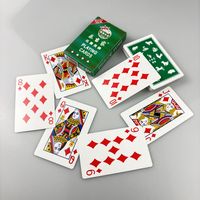 Boîte à rabat personnalisée en carton recyclé texturé gaufré pour cartes à jouer de poker, événements scolaires et collectes de fonds