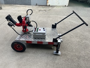 Monitor Antincendio Antideflagrante in Acciaio Inox su Carrello con Telecomando Wireless da 150m, Flusso 60.5L/S, Cannone ad Acqua Antincendio con Portata di 76m - Product Image 2