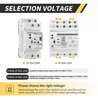 Interrupteur de transfert automatique et manuel (ATS) mini T3 en cuivre certifié CE, 2P 4P 63A 80A 220V 400V 30kA, classe PC pour applications domestiques et industrielles