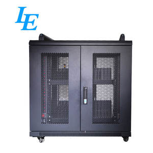 Gabinete de Carga LE-CC para Múltiples Dispositivos, 15U 24U, 20 Puertos, Indicadores LED por Capas, Ventilador de Refrigeración, Ruedas con Freno, 600x600mm, 48V 32A - Product Image 5