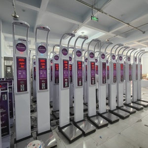 Đồng xu chiều cao cơ thể trọng lượng trọng lượng Quy mô điện tử chiều cao trọng lượng máy đo - Product Image 6