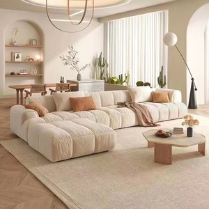 Divano Modulare di Lusso a Forma di L, Set di Divani Morbidi in Velluto, Stile Moderno e Lussuoso <span class=keywords><strong>per</strong></span> Soggiorno - Product Image 2