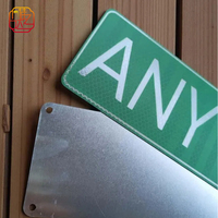 Panneau de signalisation en aluminium de 4 x 16 pouces - Panneau en forme de flèche - Convient pour les jardins, les résidences, les rues, etc.