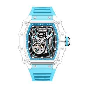 Dessio Men's Luxury <b>Skeleton</b> <b>Automatic</b> Mechanical <b>Watch</b> with Original Movement Custom Logo Wrist Replacement Parts - Product Image 3