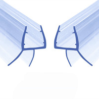 Joint de douche de vente chaude bande d'étanchéité de porte en PVC souple avec profil transparent en plastique d'extrusion H