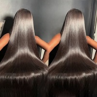 Perruques sans colle 13x4 13x6 en cheveux humains naturels, densité 200, avec dentelle HD, fournisseurs de perruques lisses en cheveux Remy péruviens
