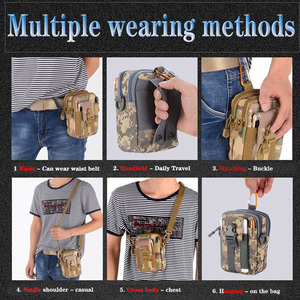 Étui de téléphone portable, sacoche utilitaire, sac banane d'extérieur, pochette Molle EDC, sac banane universel d'extérieur, sacs banane tactiques - Product Image 2