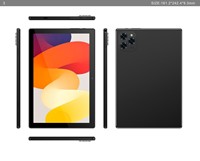 Tablet Android 12 Berkualitas Tinggi 10.1 inci, Octa Core, Tablet PC Baru dengan Tiga Sistem Pemindai Gambar, Tablet PC Bisnis