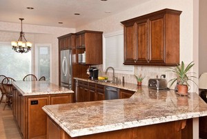 مخصص أعلى جودة الأثاث النمط الأمريكي خشب متين المطبخ مجلس الوزراء صنع في الصين - Product Image 4