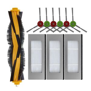 Brosse à rouleau principal Brosse à bord latéral Filtre Hepa Remplacement pour Ecovacs Debot OZMO 900 <span class=keywords><strong>DN55</strong></span> 905 Accessoires - Product Image 1