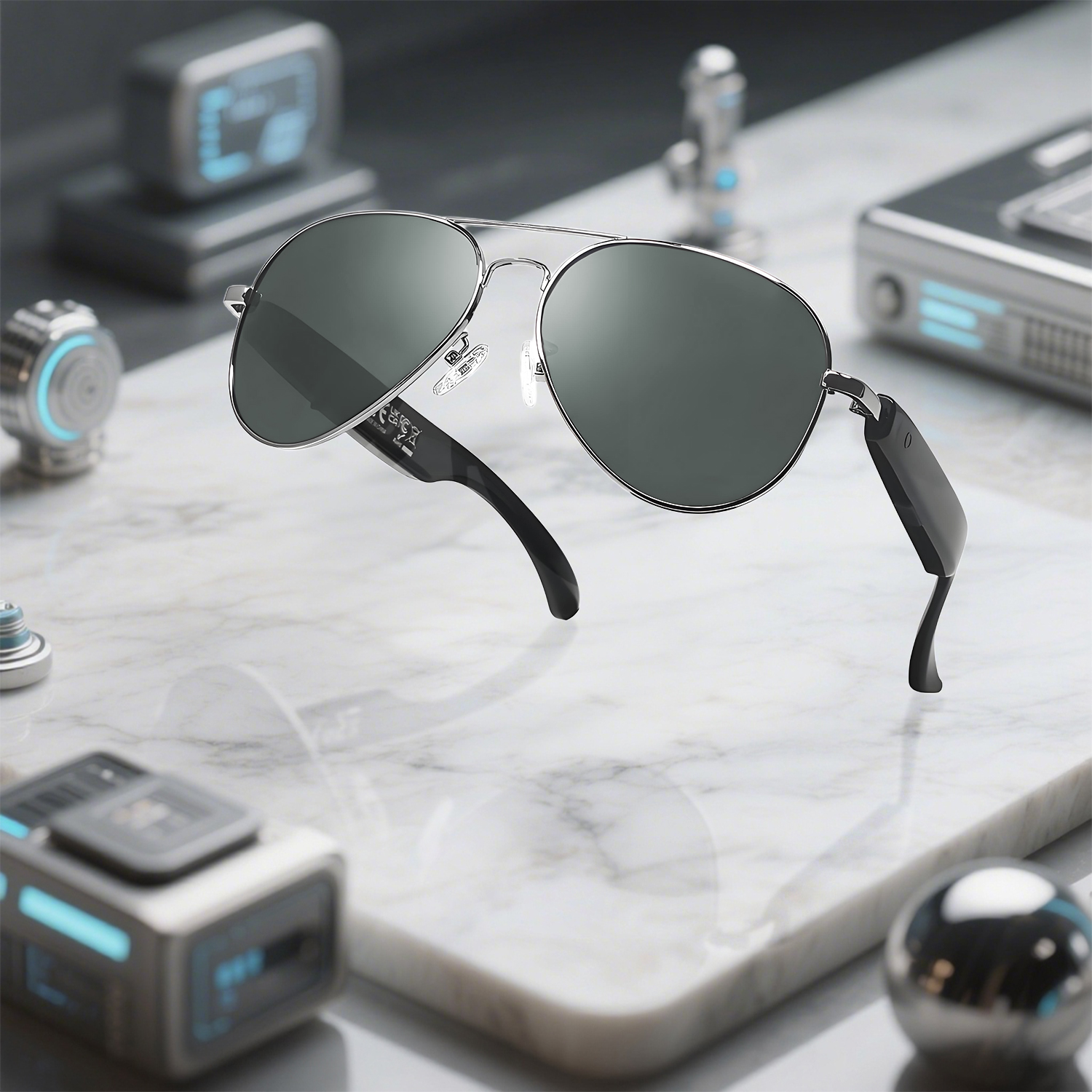 2025 F18 Outdoor AI Translation Sunglasses Audio BT Speaker Headset Wireless Music Portable Headphone AI Smart Glasses