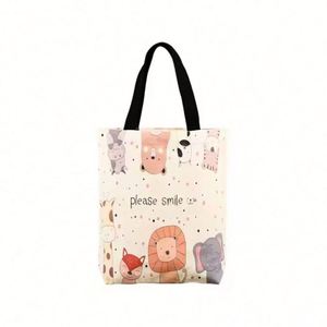 Sac de courses en toile écologique grande capacité, imprimé du logo des élections nationales sud-coréennes 2025, personnalisable en gros, cadeaux événementiels - Product Image 2