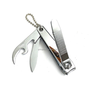 Porte-clés en métal souvenir personnalisé avec coupe-ongles, petit coupe-ongles