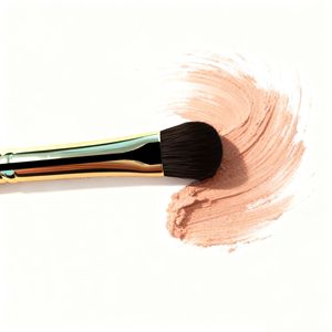 Cangzhou <b>Makeup</b> Brush Animal Hair Wooden Handle Round Shape For Eyeshadow Application - Product Image 1