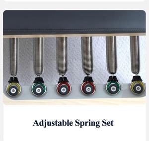 Reformador de Pilates de aluminio <span class=keywords><strong>para</strong></span> uso profesional <span class=keywords><strong>en</strong></span> el hogar/estudio, 6 resortes de cuero PU y espuma 5D, duradero y ajustable <span class=keywords><strong>para</strong></span> el cuerpo - Product Image 3