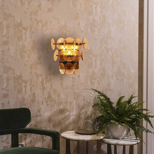 Loren di lusso moderno europeo applique elegante lampada decorativa interna bianca calda per la decorazione dell'appartamento della camera da letto - Product Image 2