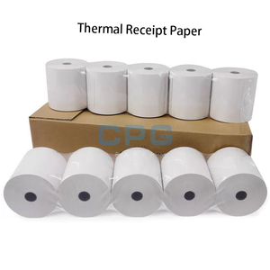 Papier thermique pour caisses enregistreuses, papier de reçu pour supermarchés, POS/ATM, sans BPA, 80GSM, 57*13, 57*30, 80*70, 80*80 - Product Image 2