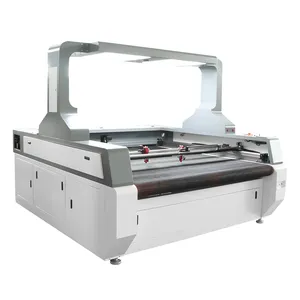 High quality double heads laser 1810 1812 co2 laser cutting machine fabric cloth textile cutting machine