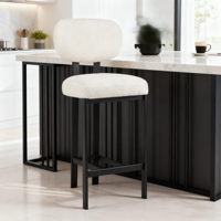 Tabouret de coiffeuse de luxe avec dossier, chaise de maquillage populaire pour la chambre à coucher, coiffeuse, design créatif, siège de maison