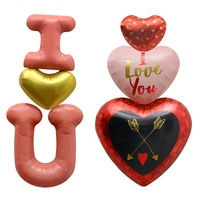 Chaoan vente en gros, grand ballon ours en peluche brun, nouvelle décoration de mariage, ballons en aluminium pour la saint-valentin, 2023