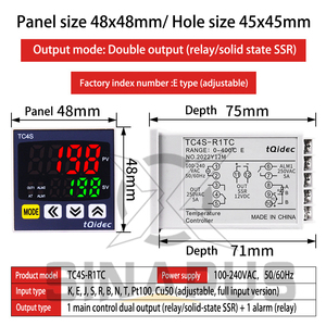 Tcn4h Sản xuất tại Trung Quốc TCN4S-24R TCN4M-24R TCN4H-24R TCN4L-24R TCN4S-22R TC4S-14R TC4S-24R TC4M-14R TC4M-24R kiểm soát nhiệt độ - Product Image 5