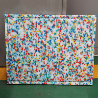 Feuilles de plastique d'ingénierie en HDPE recyclé de couleur mélangée Pe300 Pe500 Pe 1000 Uhmwpe
