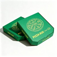 Boîte d'emballage pour restauration rapide tout-en-un, boîte à pizza personnalisée en forme de polygone, boîte à pizza isolée avec trous de ventilation pour la livraison à emporter