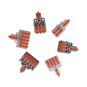 50pcs nhanh chóng Splice dây hệ thống dây điện Push-in Butt <span class=keywords><strong>LEVER</strong></span> nối ánh sáng điện khối thiết bị đầu cuối - Product Image 5