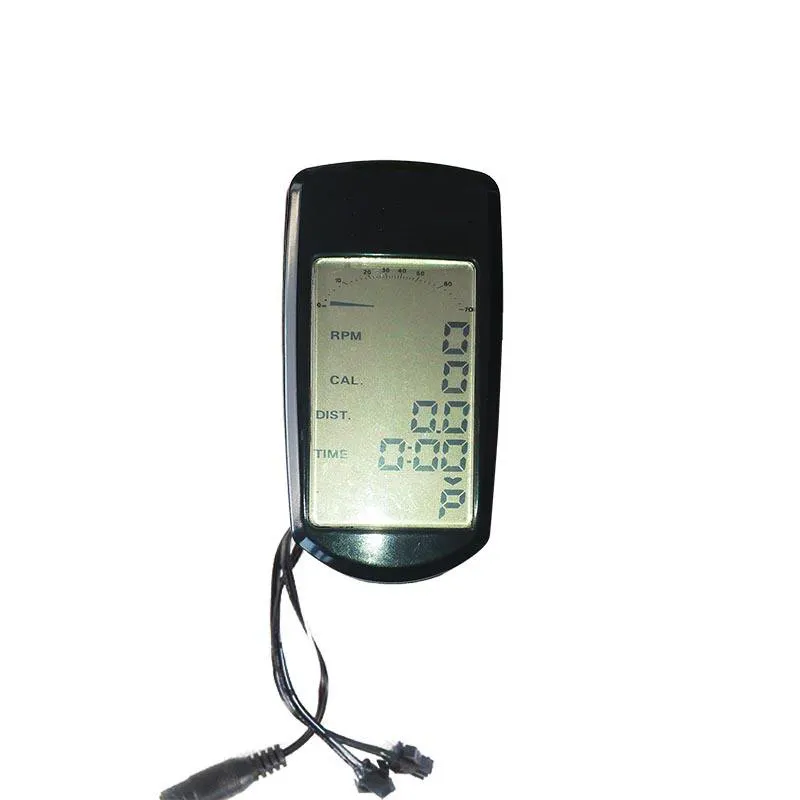 Digital Fitness Exercise bike LCD Speedometer X-BIKE Speed Meter Ellipticals Monitor with LCD Display and Rail