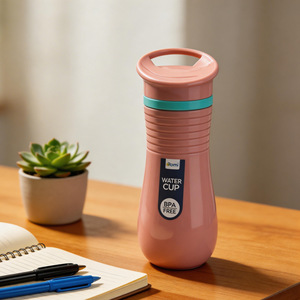 แก้วน้ำสีฟ้า ปราศจากสาร BPA สำหรับนักเรียนเดินทาง - Product Image 2