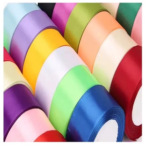 Cinta de Raso de una Cara de 40 mm para Ramos de Flores, Envoltura de Regalos, Decoraciones para Fiestas de Cumpleaños y Bodas - Product Image 5