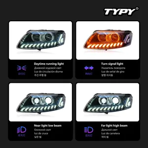 TYPY FT Car <b>Lights</b> For Audi A6 Headlights 2005-2011 A6L LED Projetor Headlamp Daytime Running <b>Light</b> Automotive <b>Accessories</b> - Product Image 3