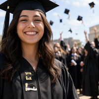 Pin de graduación Clase de 2026, broche de esmalte dorado con estrella para toga y diploma, regalo para graduado, al por mayor, pines de metal de esmalte suave