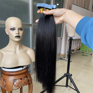 เท<span class=keywords><strong>ป</strong></span>ยืดผมมินิเทปกาวติดที่มีคุณภาพสูง<span class=keywords><strong>ผม</strong></span>แท้มองไม่เห็นผมบราซิล100เรมี่มนุษย์ประหลาด yaki ตรง - Product Image 6